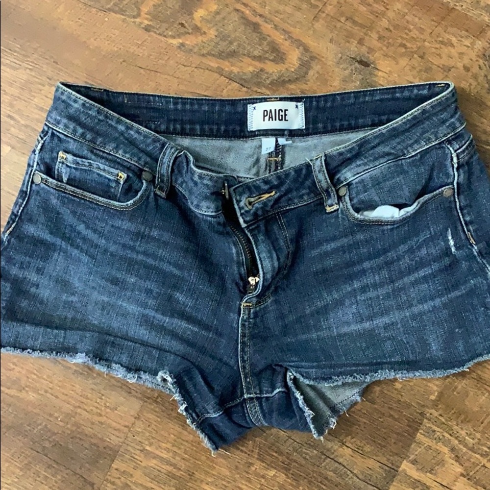 PAIGE denim jean shorts 27